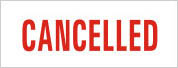 Cancelled Stamp Self Inking